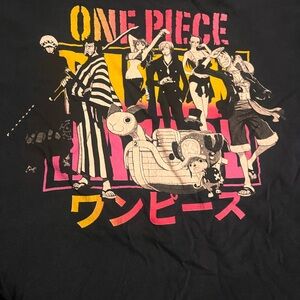 One Piece Black Graphic Tee